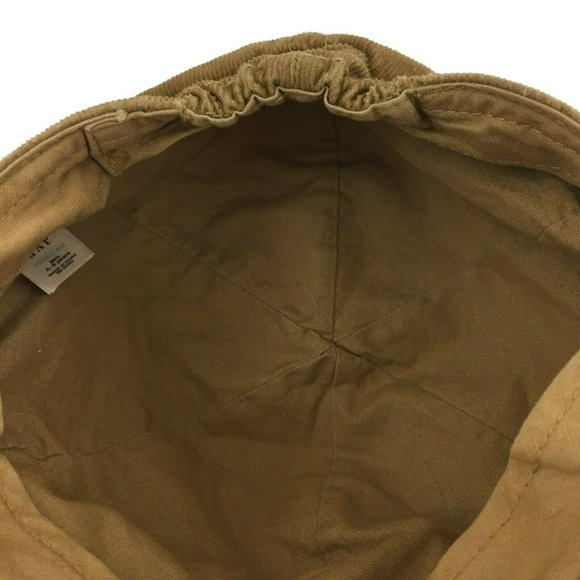 Baby Gap Toddler Retro Newsboy Cabbie Cap Hat M/L 4-5 Years Brown Corduroy 100% - Picture 9 of 12